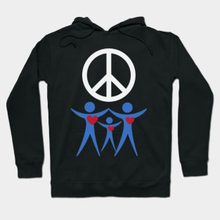 Let's Obtain Peace by Loving Each Other Hoodie